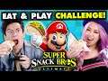 Super Smash Bros Competitive Eating Challenge | React Gaming