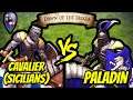 200 (Sicilians) Cavaliers vs 200 Paladins | AoE II: Definitive Edition