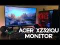 Acer XZ321QU 32 inch Monitor Unboxing, Setup, and Testing