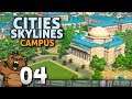 Bairro dos ricos | Cities Skylines: Campus #04 - Gameplay Português PT-BR