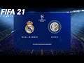 FIFA 21 - Real Madrid vs. Inter Milan - UEFA Champions League | FIFAa 21 Gameplay