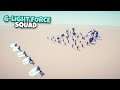G-LIGHT FORCE SQUAD VS EVERY FACTION - Totally Accurate Battle Simulator TABS