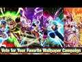 GLOBAL DOKKAN WALLPAPER VOTING CAMPAIGN | Dragon Ball Z Dokkan Battle