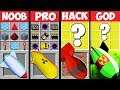 Minecraft Battle: NUKE MOD CRAFTING CHALLENGE - NOOB vs PRO vs HACKER vs GOD ~ Animation