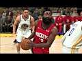 NBA 2K20 Gameplay - Golden State Warriors vs Houston Rockets – 12 Minute Quarters (NBA 2K20 PS4)