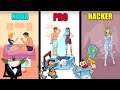 Noob vs PRO vs Hacker In BRAIN-UP | Oggy & The Cockroaches