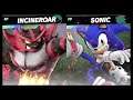 Super Smash Bros Ultimate Amiibo Fights  – Request #18587 Incineroar vs Sonic