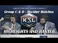 Tasteless and Artosis - KSL Season 3 Ro. 16 Group C & D Decider Matches - Highlights and Banter