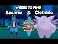 Where to find / catch Clefable and Lucario in Pokemon Sword and Shield