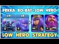 After Update! NOTHING IS STRONGER! TH12 PEKKA BO-BAT Attack Strategy-Low Hero TH12 Attack Strategy