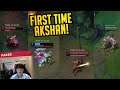 Faker First Picks Akshan! - T1 Faker SoloQ Highlights