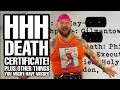 HHH DEATH CERTIFICATE??? Plus Other Things You Might Have Missed - Bray Wyatt Firefly Fun House