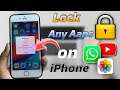 How To Lock Apps In Any IPHONE | apple apps Locked || how to Lock Apps on iPhone 2021 ||