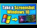 How to take a SCREENSHOT on Windows 10 and Print Screenshot (Easy Method)