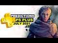 PS PLUS JULY 2021 PREDICTIONS