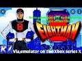 retro gamenight with He-Bot playing the arcade neo geo classic 8 man