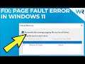 FIX: Page Fault in Nonpaged area error in Windows 11