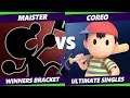 Smash Ultimate Tournament - Maister (Game & Watch) Vs. Coreo (Ness) - S@X 314 SSBU Winners Bracket