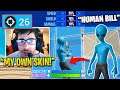 Sway CLEANS UP Solo Arena After Creating His Own HUMAN BILL Skin!(Fortnite)