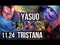YASUO & Leona vs TRIST & Morg (ADC) | 2/0/8, 300+ games | BR Diamond | 11.24