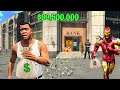 GTA 5 - Robbing a MEGA BANK with IRONMAN In GTA 5 | DREAM SQUAD