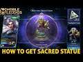 HOW TO GET SACRED STATUE TIGREAL FEARLESS SPIRIT AND HOW TO USE IT? MOBILE LEGENDS BANG BANG