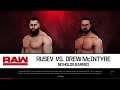 WWE 2K20 Rusev VS Drew Mcintyre 1 VS 1 No Holds Barred Match