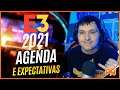 E3 2021 - AGENDA e EXPECTATIVAS: SONY, NINTENDO, XBOX, CAPCOM, MONSTER HUNTER e mais!