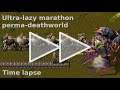 Factorio ultra-lazy marathon perma-deathworld time lapse