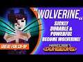 "WOLVERINE" Build Minecraft Dungeons - Get Superhero Powers! Great Build for Co-Op