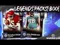 LEGEND PACKS WILL SCARE YOU *WARNING* MADDEN 20 ULTIMATE TEAM