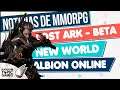 Noticias de MMORPG 💥 LOST ARK - BETA ▶ NEW WORLD ▶ ALBION ONLINE ▶ Y más!