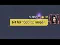So I 1v1'ed a fan for 1000 CP with XPR
