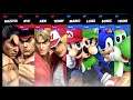 Super Smash Bros Ultimate Amiibo Fights – Kazuya & Co #175 Iron Fist vs Mario Bros Z