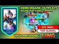TOP 1 GLOBAL LING GAMEPLAY by BTR Kenn. | INSANE FAST HAND COMBO • Mobile Legends