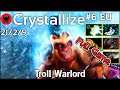 Crystallize plays Troll Warlord!!! Dota 2 Full Game 7.22