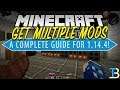How To Download & Install Multiple Mods in Minecraft 1.14.4