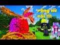 ONE VÀ NOOB YETI T HỬ THÁCH ẤP NỞ TRỨNG RỒNG LỬA ÁC MỘNG TRONG MINECRAFT