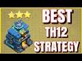 TOP 4 BEST TH12 Pro WAR Attack Strategy!Th12 Attack Strategy! Th12 Trophy Push Attack!Clash of Clans