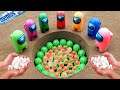 Among Us | Different Fanta, Coca Cola, Pepsi, Sprite and Mirinda Underground VS Mentos And balls