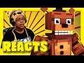 "Follow Me" | Minecraft FNAF Animation by ZAMination Production | Reaction