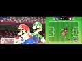 Fútbol en Mario Sports Superstars de Nintendo 3DS con Citra. Partido amistoso (dificultad: amateur)
