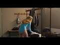 Gina Alice Stiebitz Light Turquoise Tightless Leotard Butt Scene