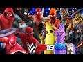SPIDER-MAN FAR FROM HOME vs FORTNITE | WWE 2K19 Royal Rumble