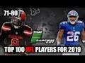 Top 100 NFL Players For 2019 | Projecting Next Year's Stars | 71-80