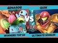VCA19 - Genarog (Pokemon Trainer) Vs. myR | quiK (Samus) Smash Ultimate Tournament Winners Top 64