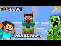 Creeper Trying To Destroy My Minecraft One Block World | Yuvdose