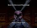 Doom 64 One Level Playthrough using a N64 Cheat Code :D
