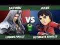 Game Underground Losers Finals - satoru (Sephiroth) Vs. Jules (Mii Brawler) SSBU Ultimate Tournament