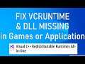 How to Fix Missing All Vcruntime & DLL file Error in Windows 11 or Any Games | One Click !